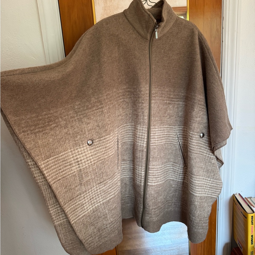 Bernardo Tan Wool Blend Coat